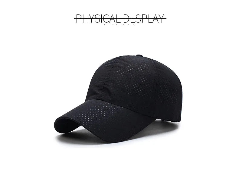 Hat Spring Summer Solid Color Mesh Cap Baseball Cap Autumn Korean Edition Sunscreen Hat Mesh Breathable Peaked Cap