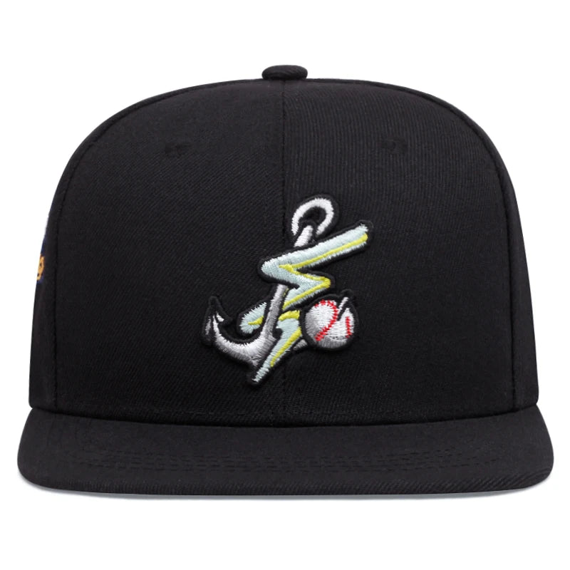Flat Edge Hat Tennis Hook Embroidery Personalized Street Hip Hop Hat