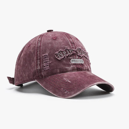 New Fashion Korean Baseball Cap Embroidery Travel Sun Hat