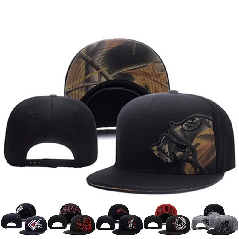 Unisex Helmeted Man Embroidery Hip-hop Hats Spring and Autumn