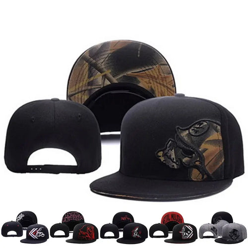 Unisex Helmeted Man Embroidery Hip-hop Hats Spring and Autumn