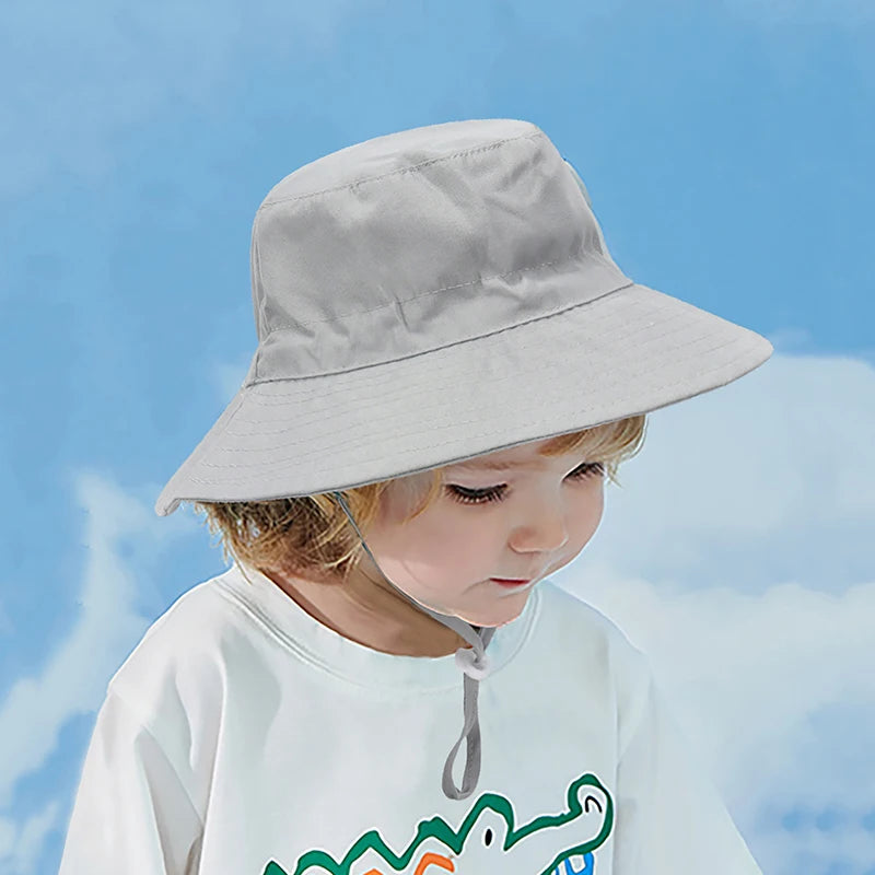 Custom Logo Uv Protection Children Bucket Hat