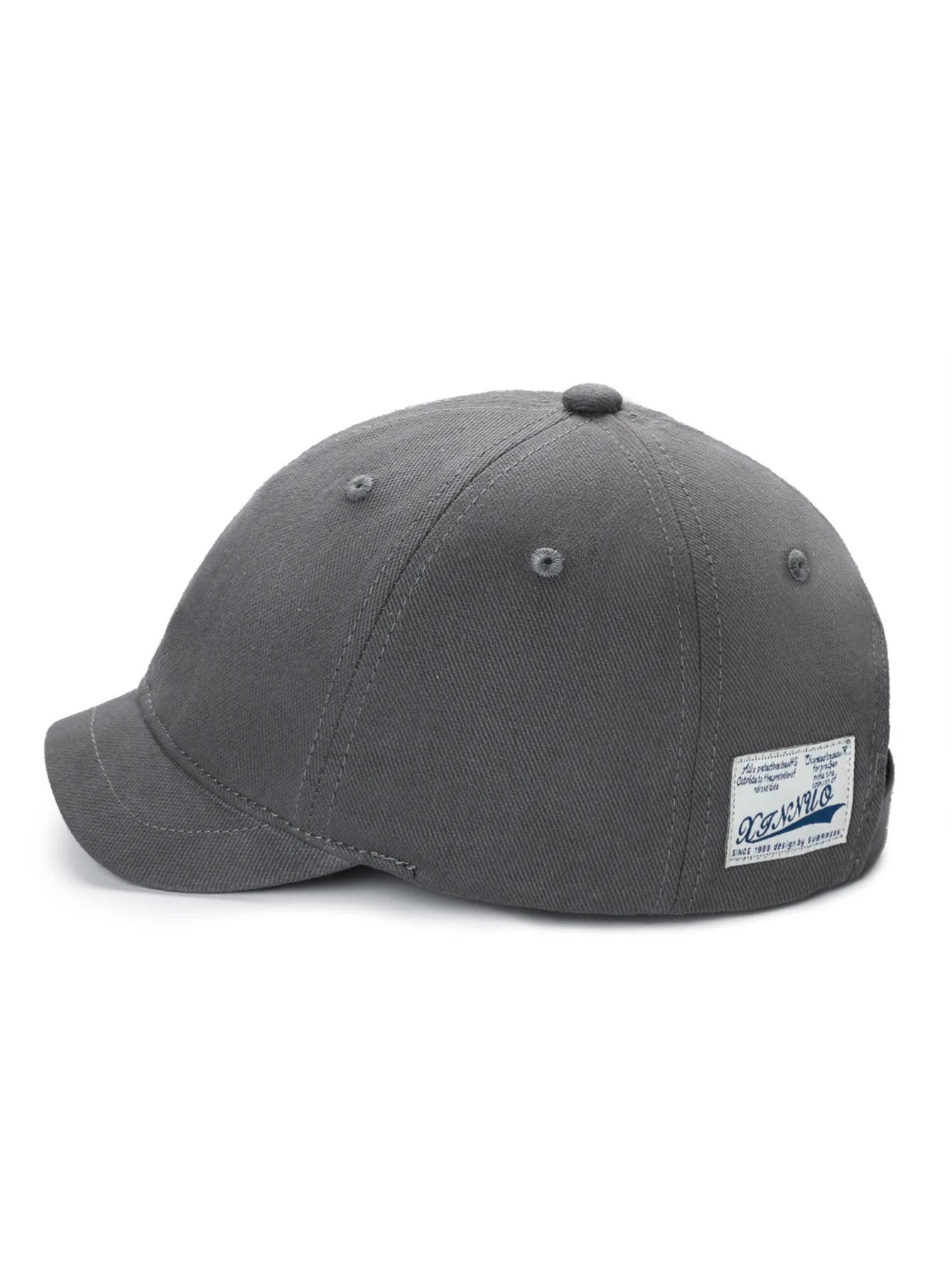Short Brim Cotton Baseball Cap Men Women Casual Vintage Dad Hat