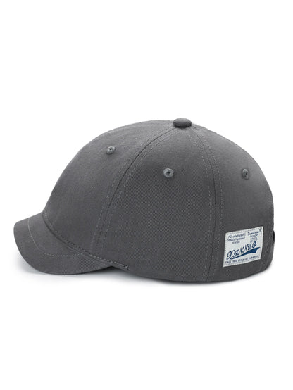 Short Brim Cotton Baseball Cap Men Women Casual Vintage Dad Hat
