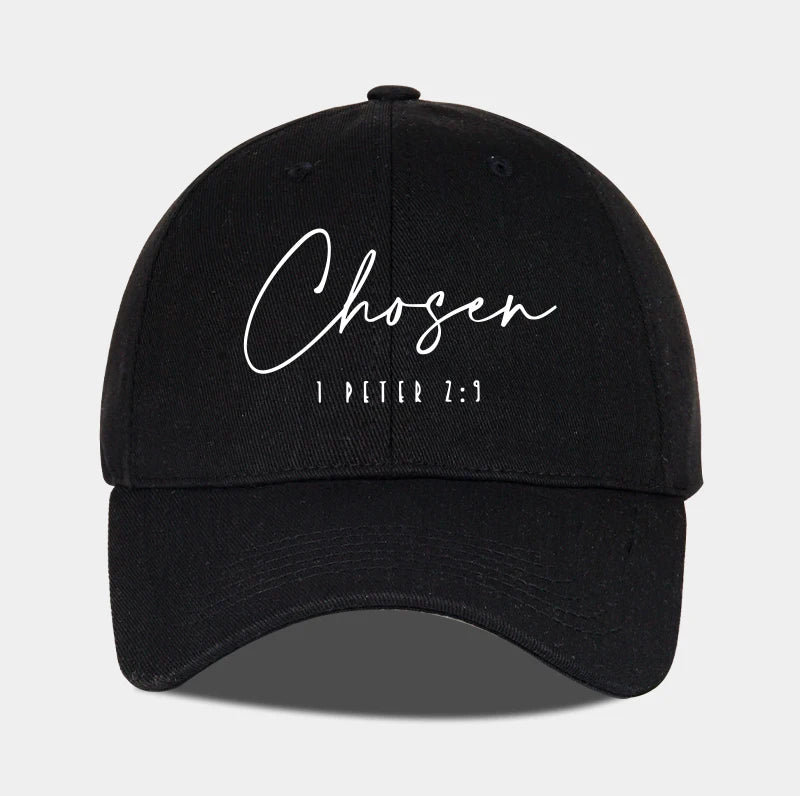 Fashion Chosen  Printed Soft Peak Baseball Cap Adjustable Curved Peak Dad Cap Perfect Camping and Hiking
