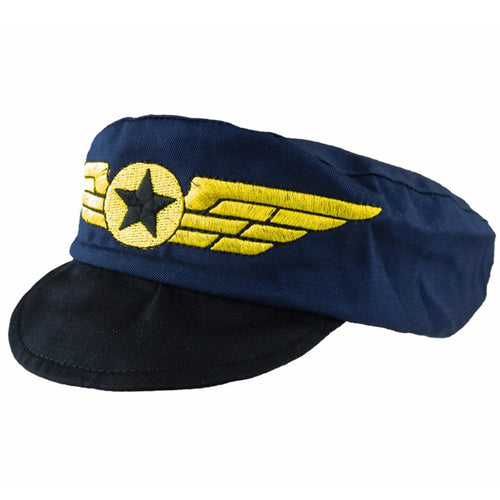 Baby Boy Captain Hat Cute Toddler Pilot Cap Winter Cosplay Style Infant Police