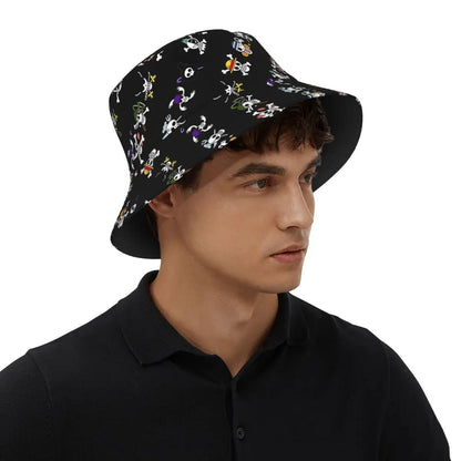 Japan Anime Zoro Luffy Skull Bucket Hats for Women Men Summer