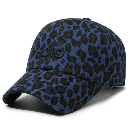 European American Leopard Print Sunscreen Hat