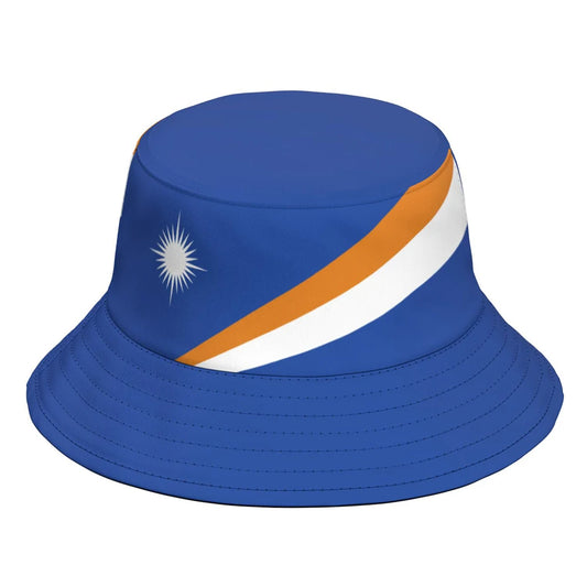 Marshall Islands Fisherman Hats Free Custom Made Name Number Bucket Cap