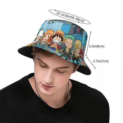 Women Men Bucket Hat One Piece Journey To The Final Island Spring