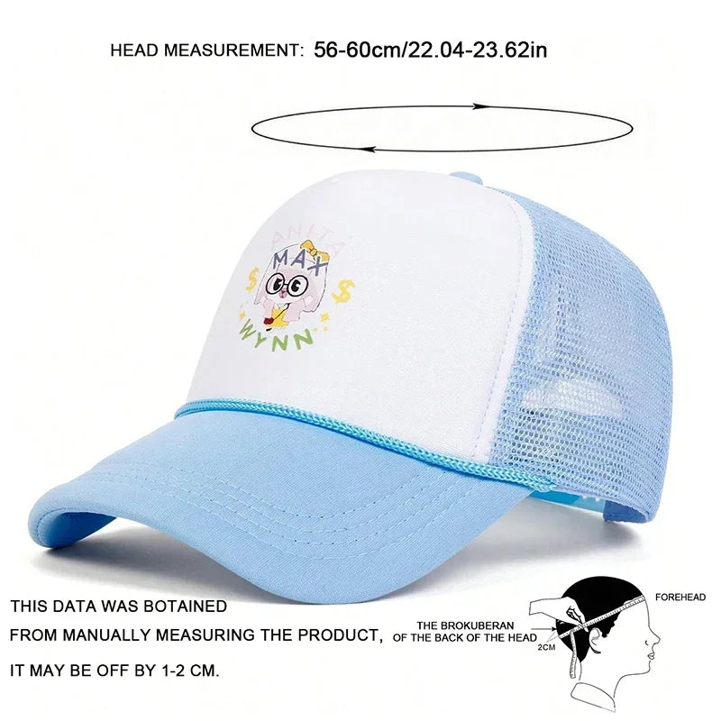 Unisex Girl Letter Printing Baseball Net Caps Spring Summer