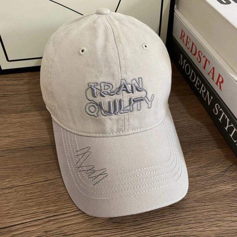Soft Washed Gradient Pink Baseball Cap