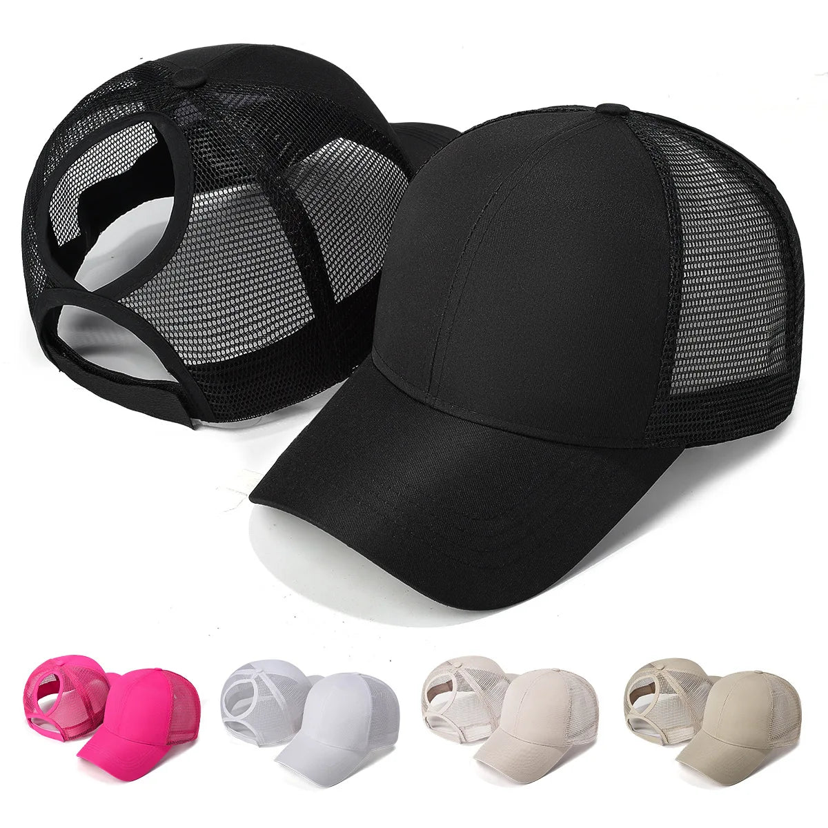Unisex 8 Lines On The Brim Of The Hat Baseball Net Caps Spring and Summer