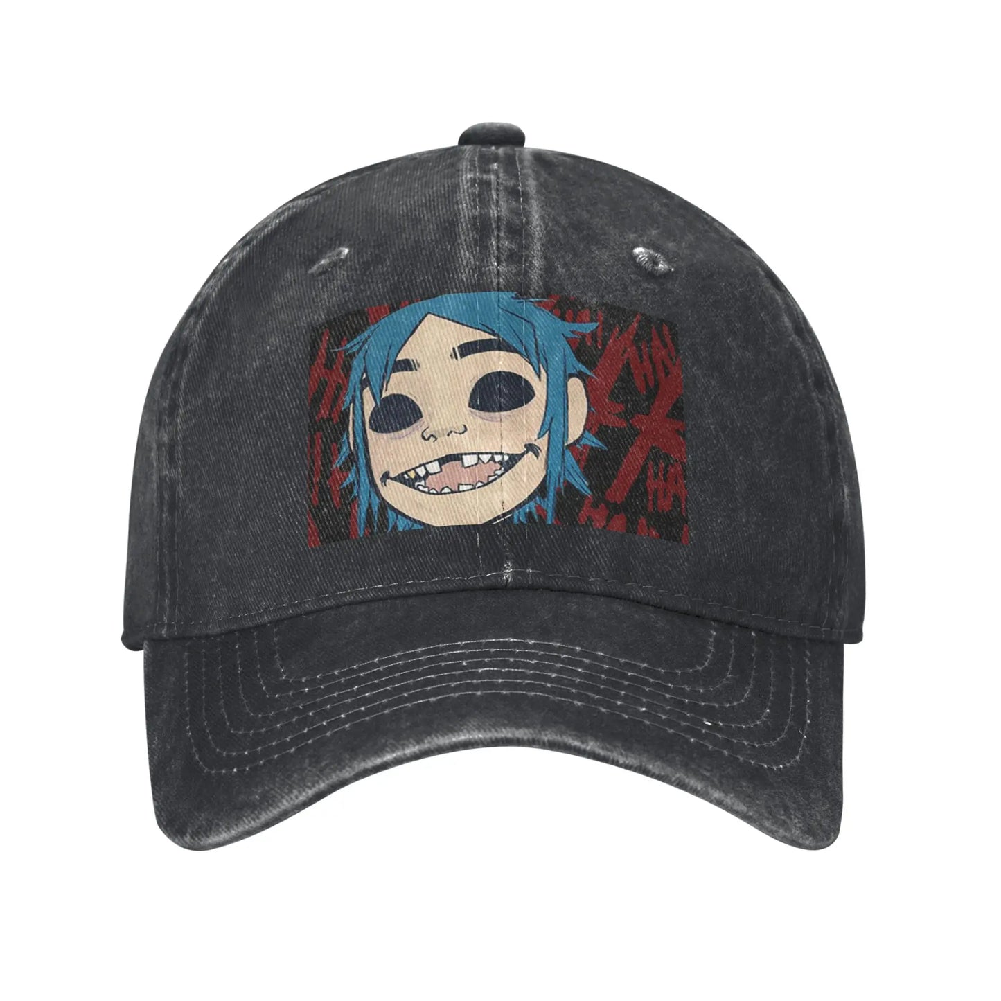 Feel Good Gorillaz Virtual Band Denim Fabric Cap