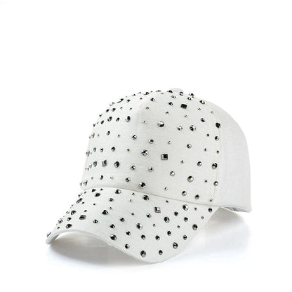 Rhinestone Adjustable Baseball Cap Trucker Cap Men