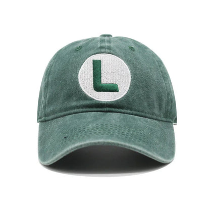 New Unisex Washed Cotton Cap Letter Embroidery Baseball Cap Men Women
