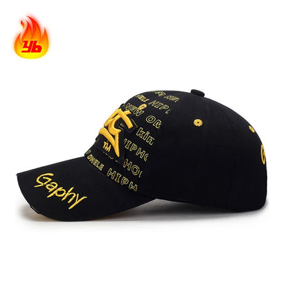 Fashion Unisex Outdoor Sport Baseball Cap One Size Suitable for Men Women 3D Embroidery Patch Print