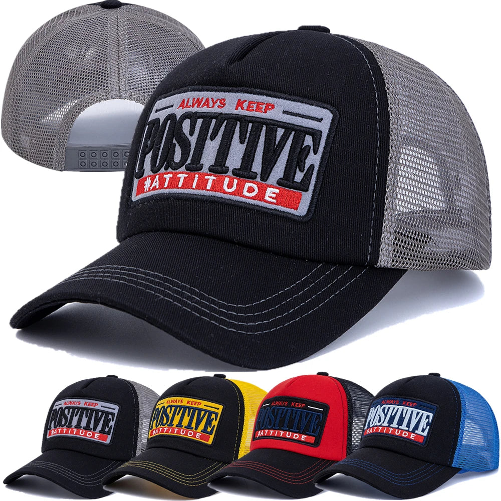 Hot Sale Unisex Baseball Cap Classic Always Keep Letter Pattern Mesh Cap