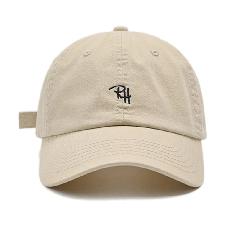 1pcs Simple Letter Baseball Cap Adult Breathable Cotton Sports
