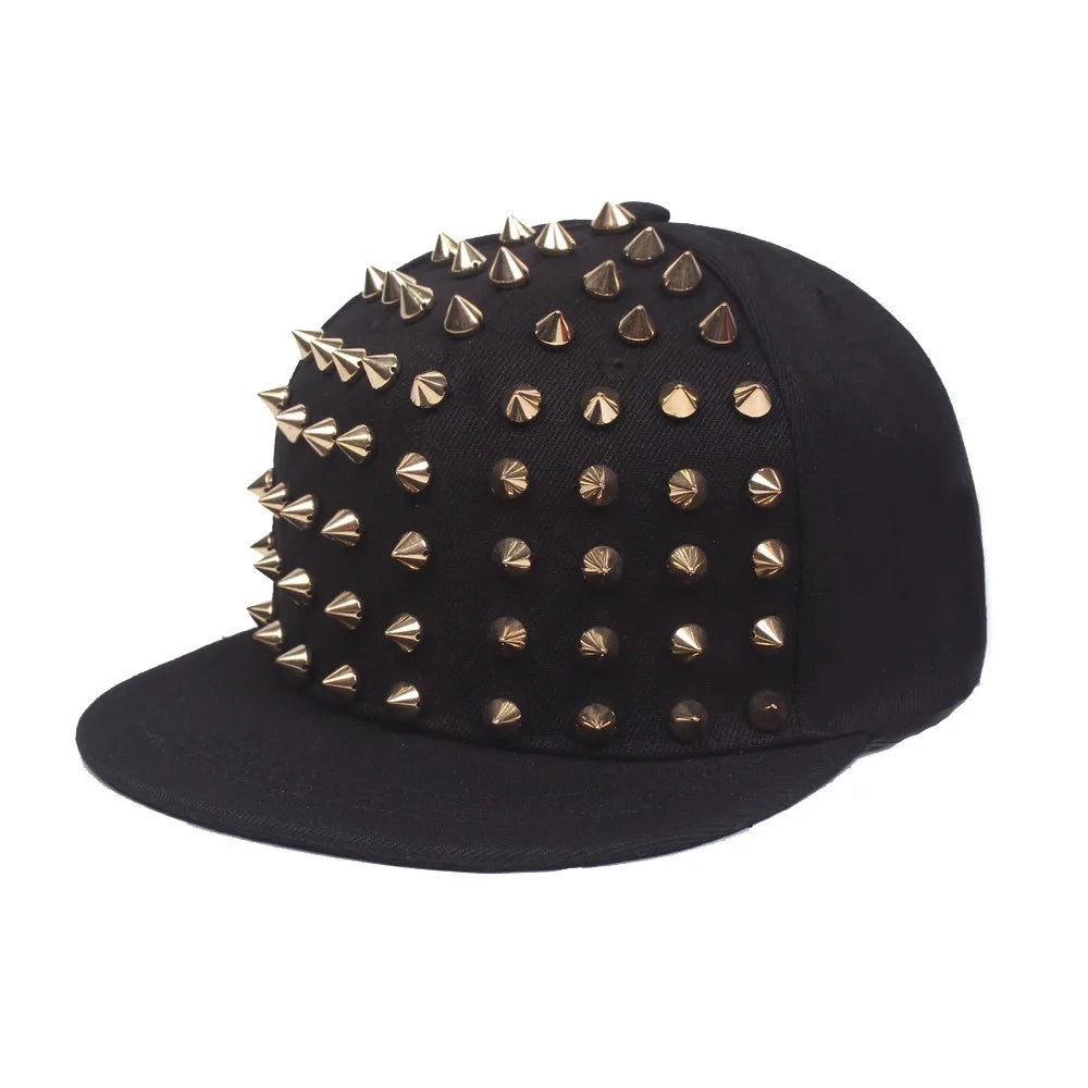 Casual Sunshade Rivet Flat Hat Adjustable