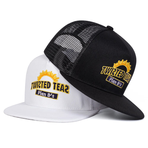 Unisex Twisted Teas Letter Embroidery Hip-hop Net Hats Spring Summer