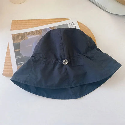 Solid Color Summer Women Bucket Hats