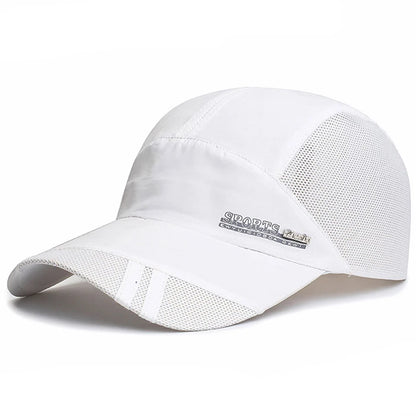 Quick Dry Men Baseball Cap For Sports Cool Mesh Summer Women Sun Hat