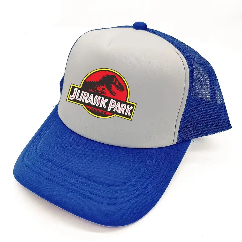 Jurassic Park Trucker Cap Men Funny Jurassic Park Dinosaur Hat Baseball Cap