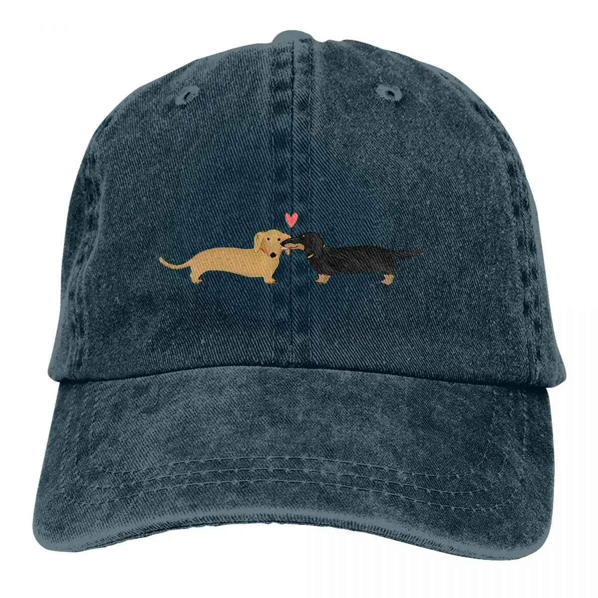 Dog Lover Multicolor Hat Peaked Women's