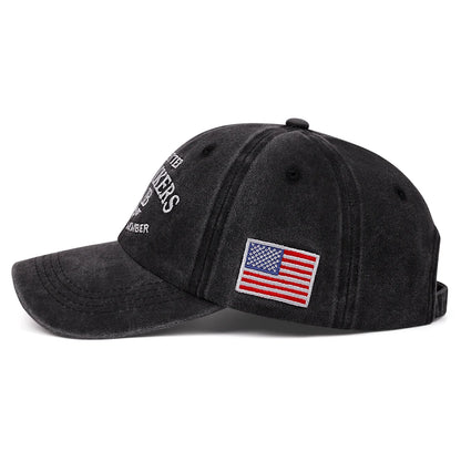 Old Club Vintage Wash Letter Embroidery Baseball Cap