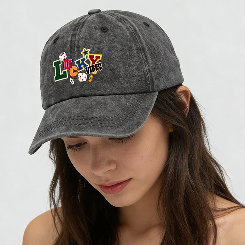 Unisex Vintage Washed Baseball Cap Retro Distressed Cotton Dad Hat
