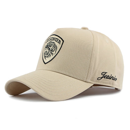 Unisex Jesinier Lion Embroidery Baseball Caps Spring Autumn