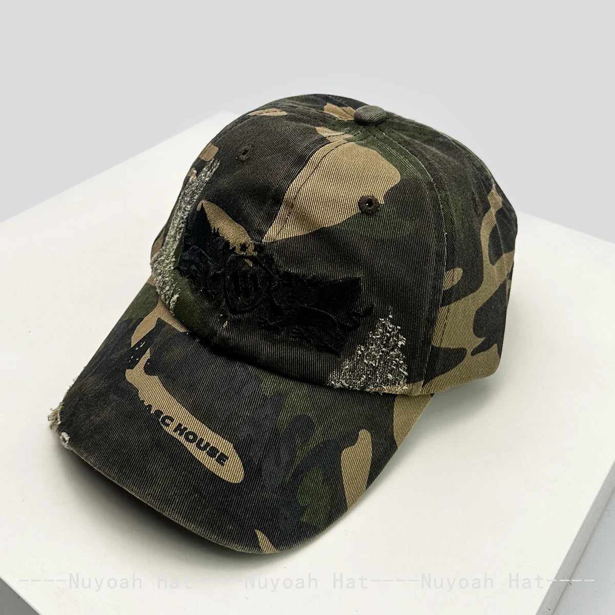 American Embroidered Letters Dragon Pattern Baseball Hats