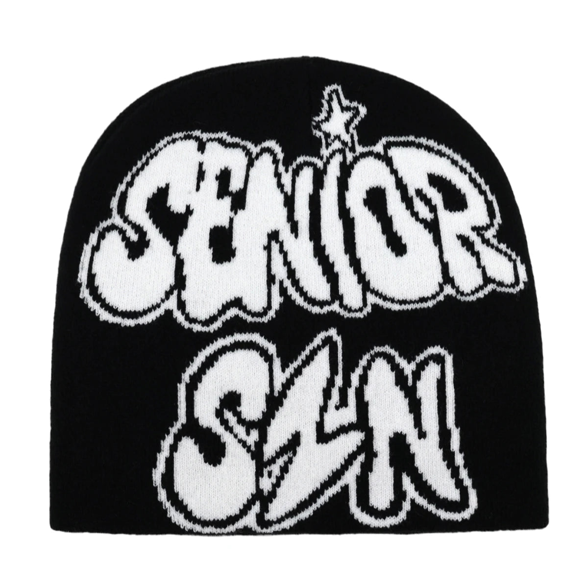 Y2k Letter Butter Knit Hats Skullies Beanies Autumn Winter Warm Hat