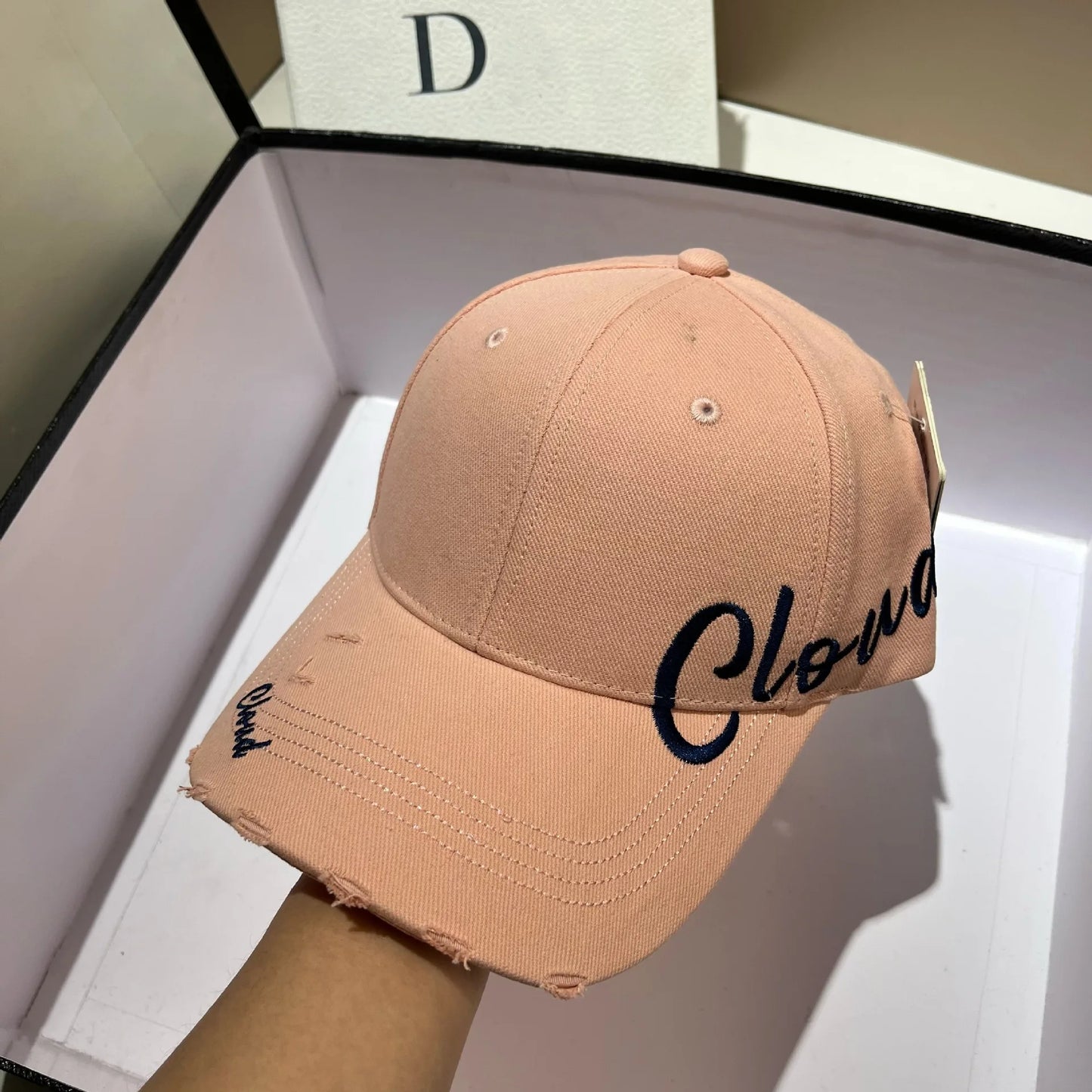 Vintage Letter Embroidery Baseball Cap