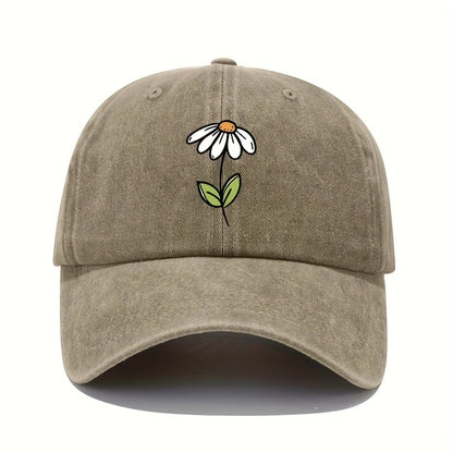 Floral Printed Baseball Cap Men's and Women's All Season