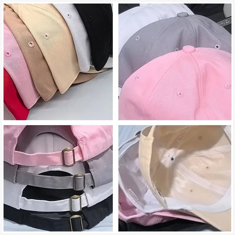 DAD MOM Embroidery Pure Cotton Baseball Cap Fashion Sport Golf Caps Sun Hat
