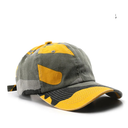 Men's And Women's Multi-Color Camouflage Baseball Caps