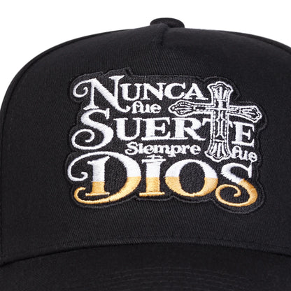 Unisex NUNCA FUE SUERTE Letter Embroidery Baseball Caps Outdoor Adjustable Casual Hats Sunscreen Hat