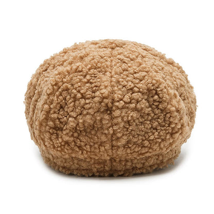 Fashion Lamb Wool Berets Women Autumn Winter Painter Hat Octagonal Cap