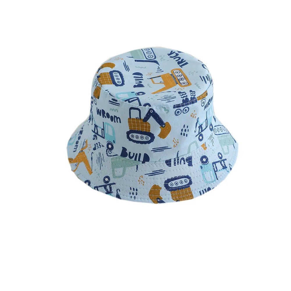 Children Panama Hat Spring Summer Baby Fisherman Hat For Boys Girls Bucket Hats