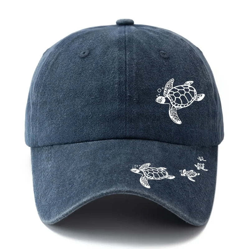 A Stylish Printed Baseball Cap For Both Men And Women