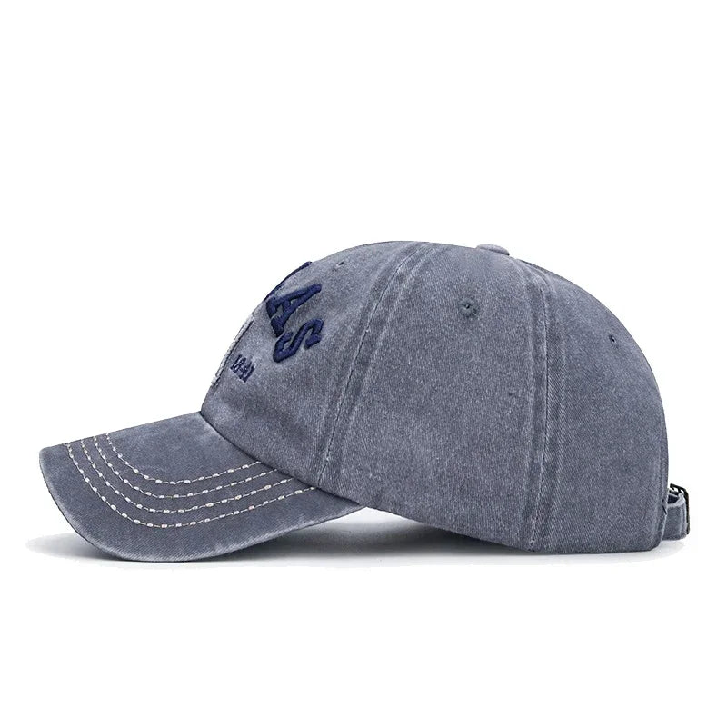 4 Colors Unisex Dallas 3D Embroidered Baseball Cap Snapback Caps