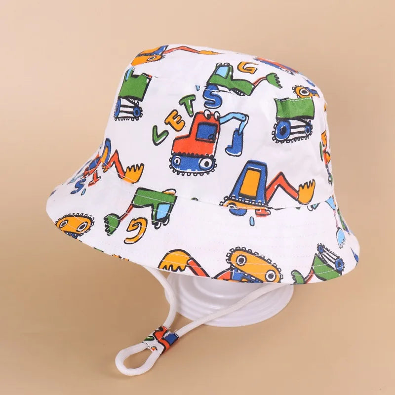 Children Panama Hat Spring Summer Baby Fisherman Hat For Boys Girls Bucket Hats