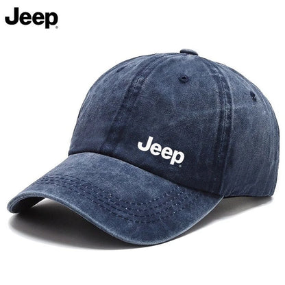 Jeep Men's Washed Retro Fabric Baseball Cap