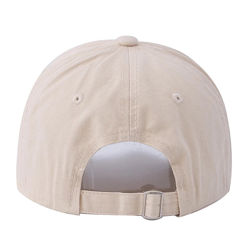Washed Cotton Retro Distressed Style Cap Baseball Cap Women
