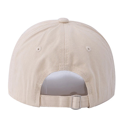 Washed Cotton Retro Distressed Style Cap Baseball Cap Women