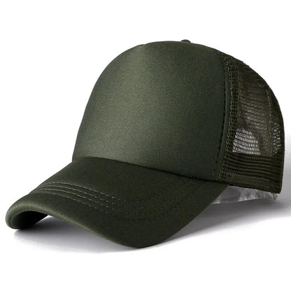 Unisex Cap Casual Plain Mesh Baseball Cap For Women Men Hip Hop