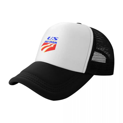 New US Ski Team Baseball Cap Hip Hop Hat Luxury Brand Woman Men's
