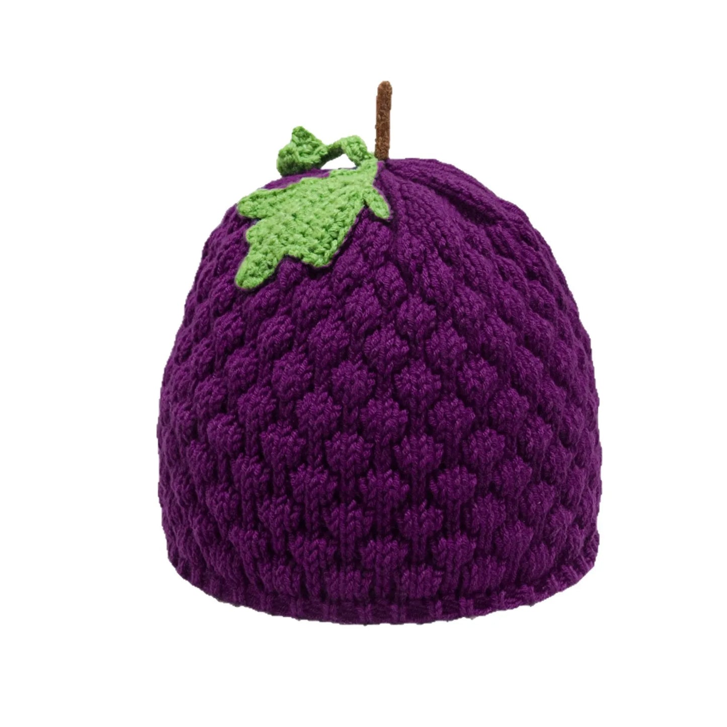 Warm Knitted Fruit Shaped Hat Apple/ Strawberry/ Pineapple/ Grape 4 Colors Optional